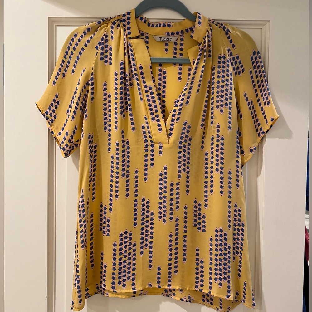 Tucker Silk Blouse